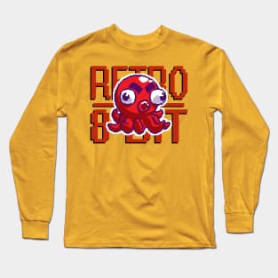 Octo-Kun Retro 8-BIT Long Sleeve T-Shirt